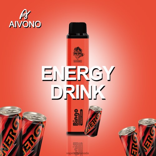 E Cigarette Wholesale - Aivono AIM BINGO 4000 Energy Drink 2J4F60141