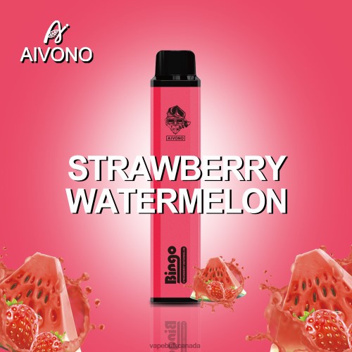 Vape Bulk Canada - Aivono AIM BINGO 4000 Strawberry Watermelon 2J4F60133