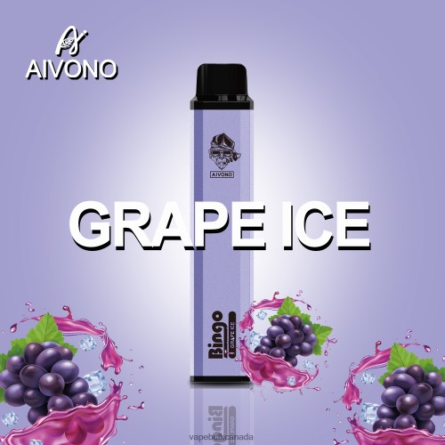 Vape Wholesale Canada - Aivono AIM BINGO 4000 Grape Ice 2J4F60142