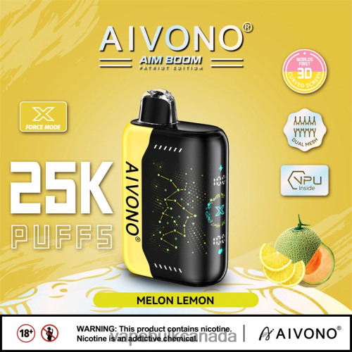 Vape Wholesale - Aivono AIM BOOM 25000 Melon Lemon 2J4F60348