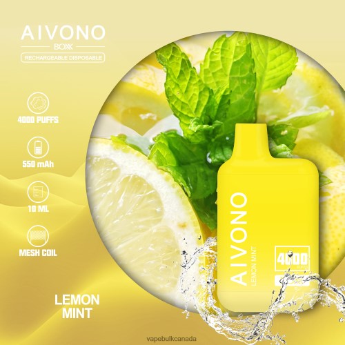 E Cig Wholesale - Aivono AIM BOXX 4000 Lemon Mint 2J4F60230