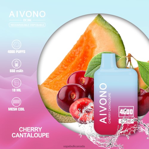 Vape Bulk Canada - Aivono AIM BOXX 4000 Cherry Cantaloupe 2J4F60223