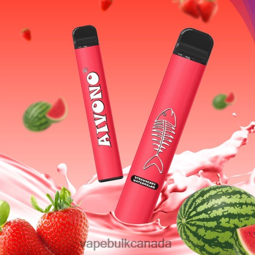 Vape Wholesale Canada - Aivono AIM FISHBONE 600 Strawberry Watermelon 2J4F60282