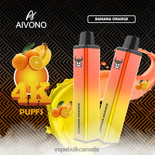 Vape Wholesale - Aivono AIM FREAK 4000 Banana Orange 2J4F60258