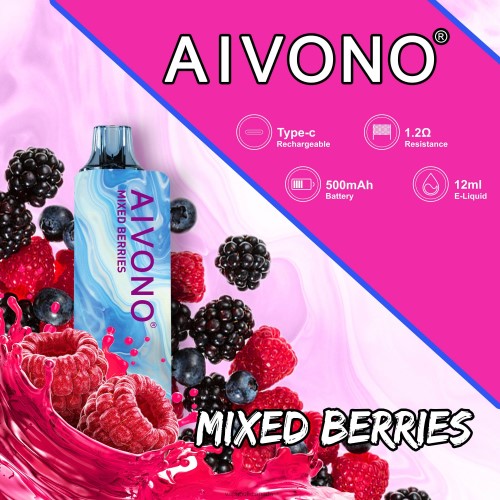 E Cigarette Wholesale - Aivono AIM GUN 7000 Mixed Berries 2J4F60111