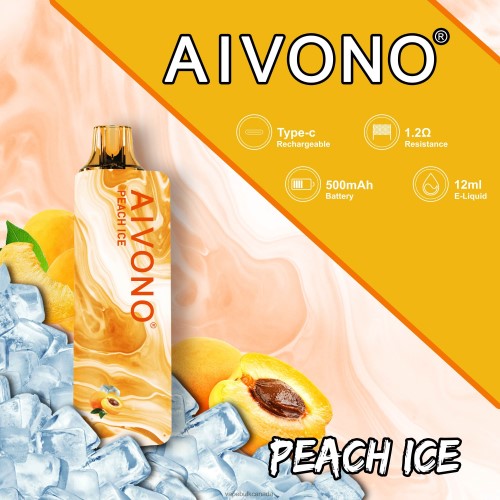 Vape Bulk Canada - Aivono AIM GUN 7000 Peach Ice 2J4F60103