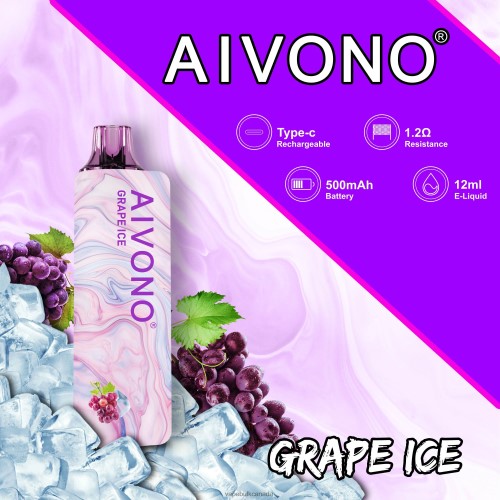 Vape Wholesale Canada - Aivono AIM GUN 7000 Grape Ice 2J4F60102