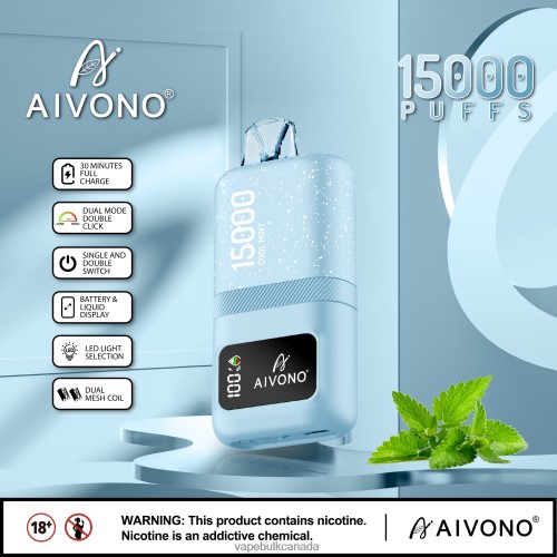 Vape Wholesale Canada - Aivono AIM magic 15000 Cool Mint 2J4F6062