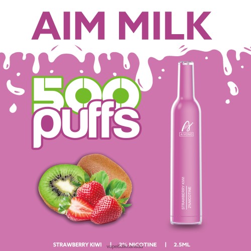 E Cigarette Wholesale - Aivono AIM MILK 500 Strawberry Kiwi 2J4F60271