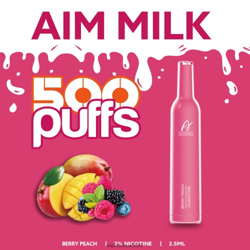 Vape Bulk Canada - Aivono AIM MILK 500 Berry Peach 2J4F60273