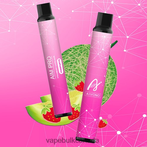 E Cigarette Wholesale - Aivono AIM PRO 1500 Strawberry Cantaloupe 2J4F60161