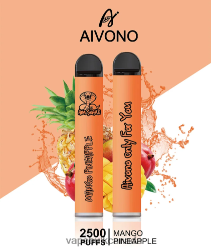 E Cig Wholesale - Aivono AIM SNAKE 2500 Mango Pineapple 2J4F60310