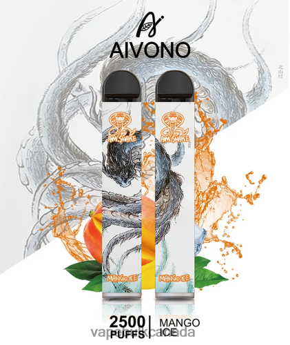 Vape Bulk Canada - Aivono AIM SNAKE 2500 Mango Ice 2J4F60313