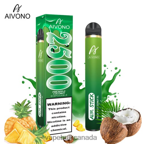 Vape Bulk Canada - Aivono AIM STICK 2500 Pineapple Coconut 2J4F60153