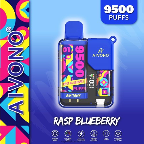 Vape Bulk Canada - Aivono AIM TANK 9500 Rasp Blueberrry 2J4F6033