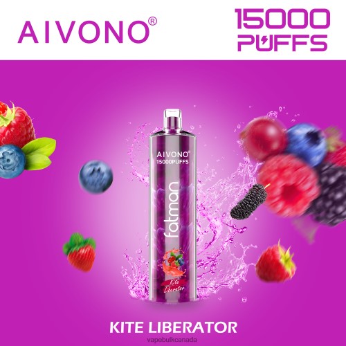 Vape Bulk Canada - Aivono FATMAN 15000 Kite Liberator 2J4F6013