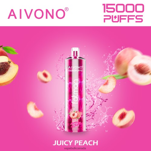 Vape Wholesale Near Me - Aivono FATMAN 15000 Juicy Peach 2J4F6017