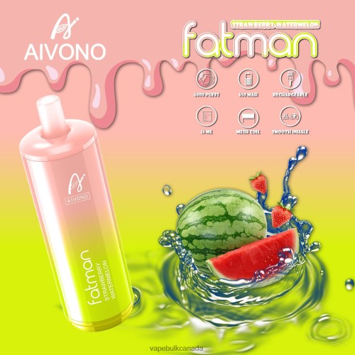 E Cig Wholesale - Aivono FATMAN 6800 Strawberry Watermelon 2J4F6030