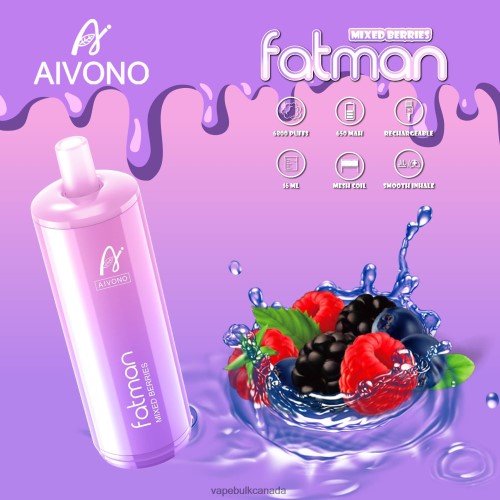 Vape Wholesale Near Me - Aivono FATMAN 6800 Mixed Berries 2J4F6027