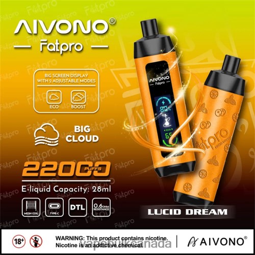 Vape Wholesale Near Me - Aivono Fatpro 22000 Lucid Dream 2J4F607