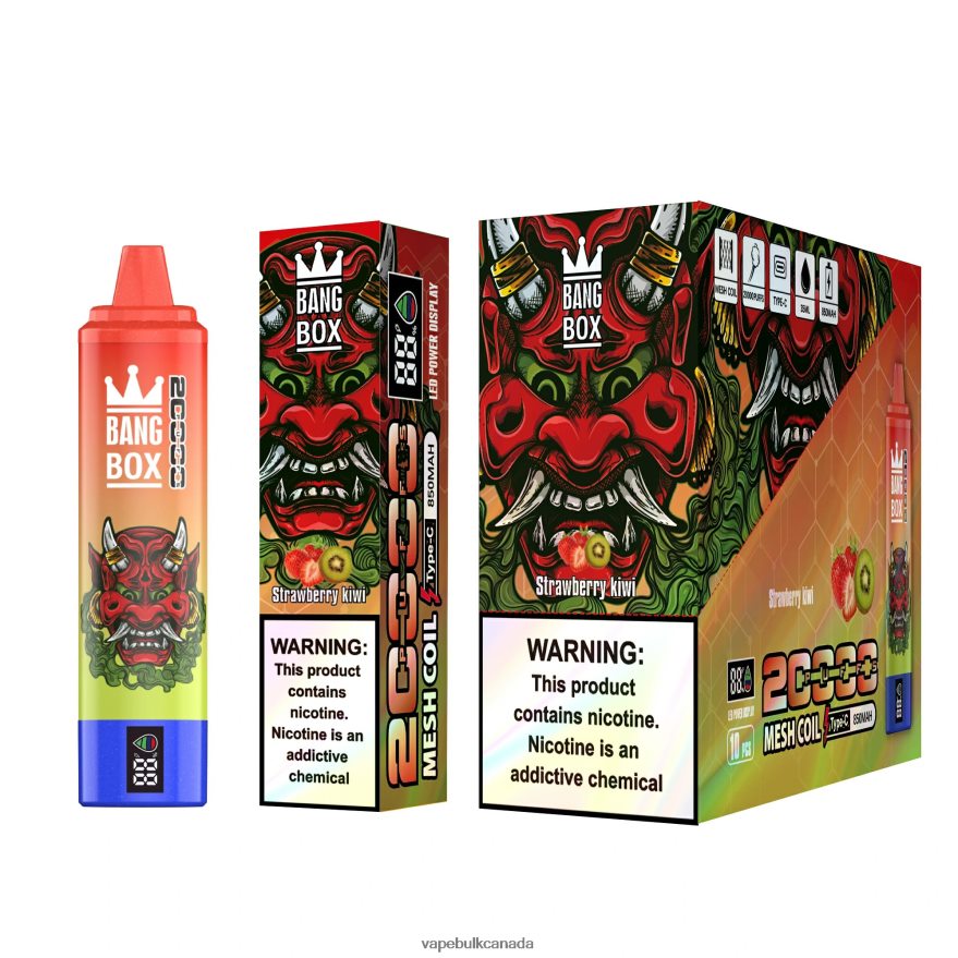 466BLN126 Strawberry Kiwi - Vape Juice Wholesale Canada Bang Box 20000