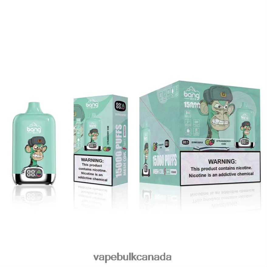 466BLN133 Strawberry Kiwi - Vape Bulk Canada Bang Box 15000