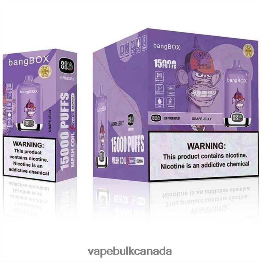 466BLN142 Grape Jelly - Vape Wholesale Canada Bang Box 15000