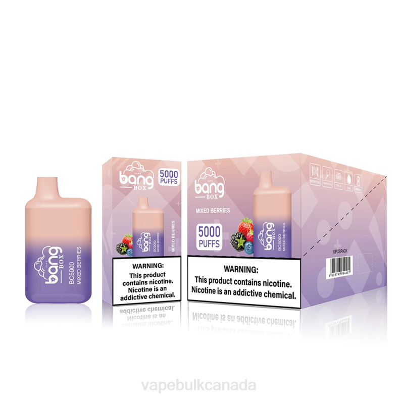 Vape Wholesale Supplier Canada - Bang Box BC5000 Disposable 680L87