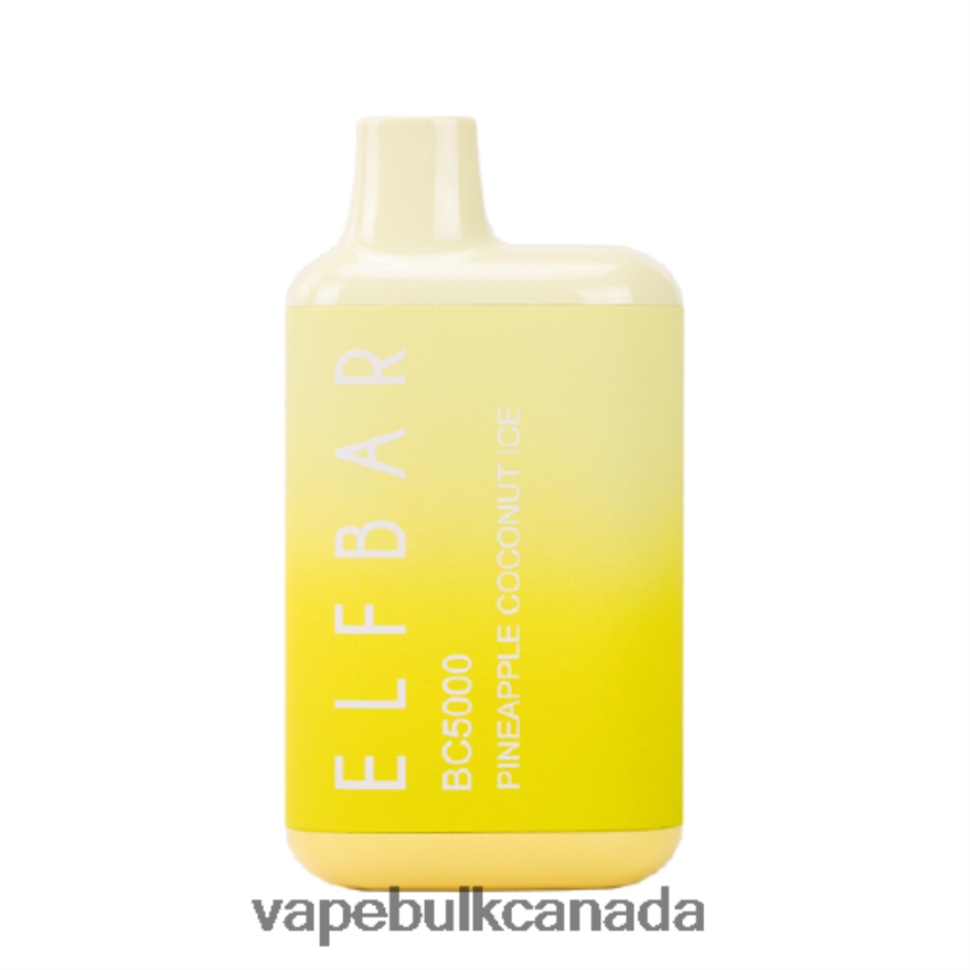 466BLN305 Pineapple Coconut Ice - Disposable Vape Wholesale Canada ELFBAR BC5000