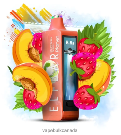 Vape Wholesale - Elf Bar Planet 25000 Strawberry Peach L4LZL628