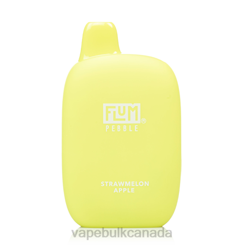 Vape Wholesale - FLUM PEBBLES 6000 PUFFS Strawmelon Apple 8VRX48