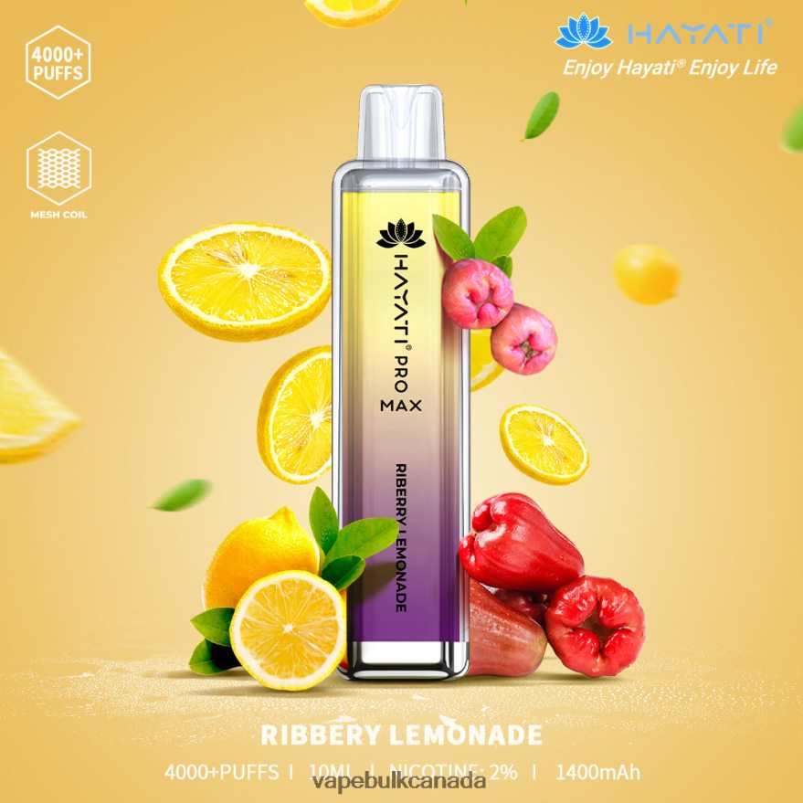 466BLN171 Riberry Lemonade - E Cigarette Wholesale Hayati Pro Max 4000