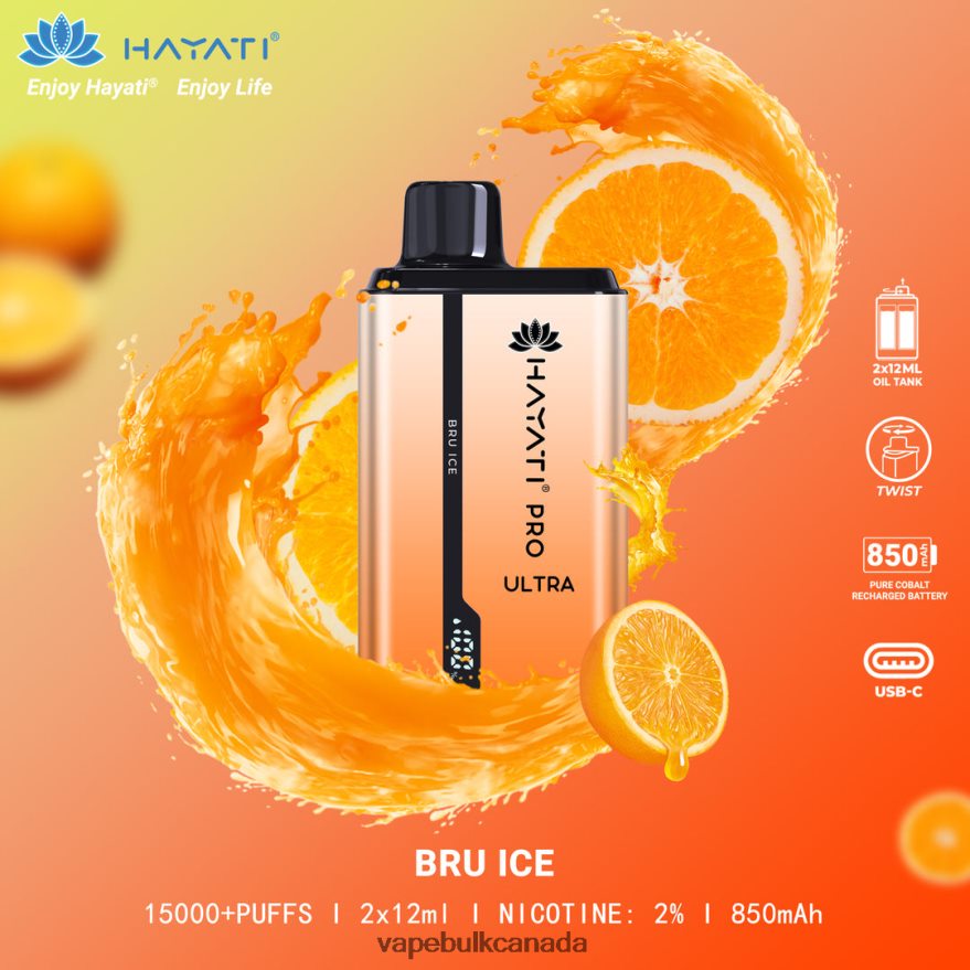 466BLN203 Bru Ice - Vape Bulk Canada Hayati Pro Ultra