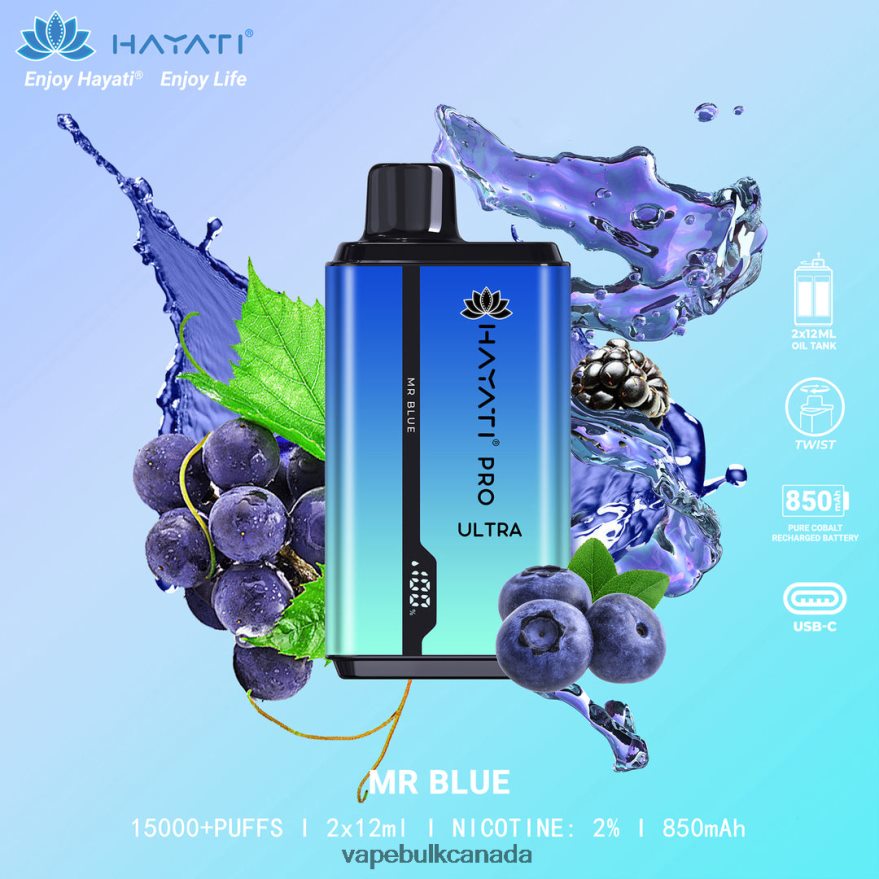 466BLN212 Mr Blue - Vape Wholesale Canada Hayati Pro Ultra