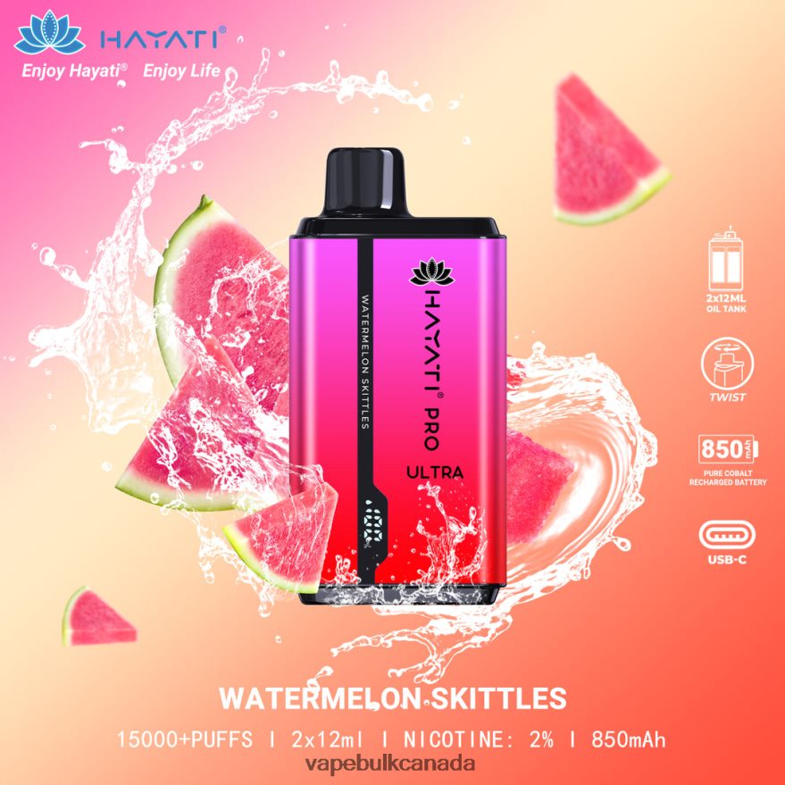 466BLN220 Watermelon Skittles - Ghost Vape Wholesale Canada Hayati Pro Ultra