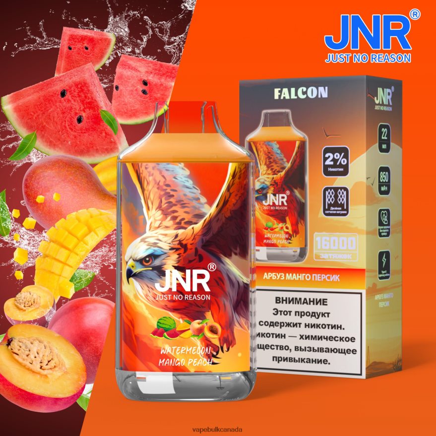 466BLN723 Watermelon Mango Peach - Vape Bulk Canada JNR FALCON