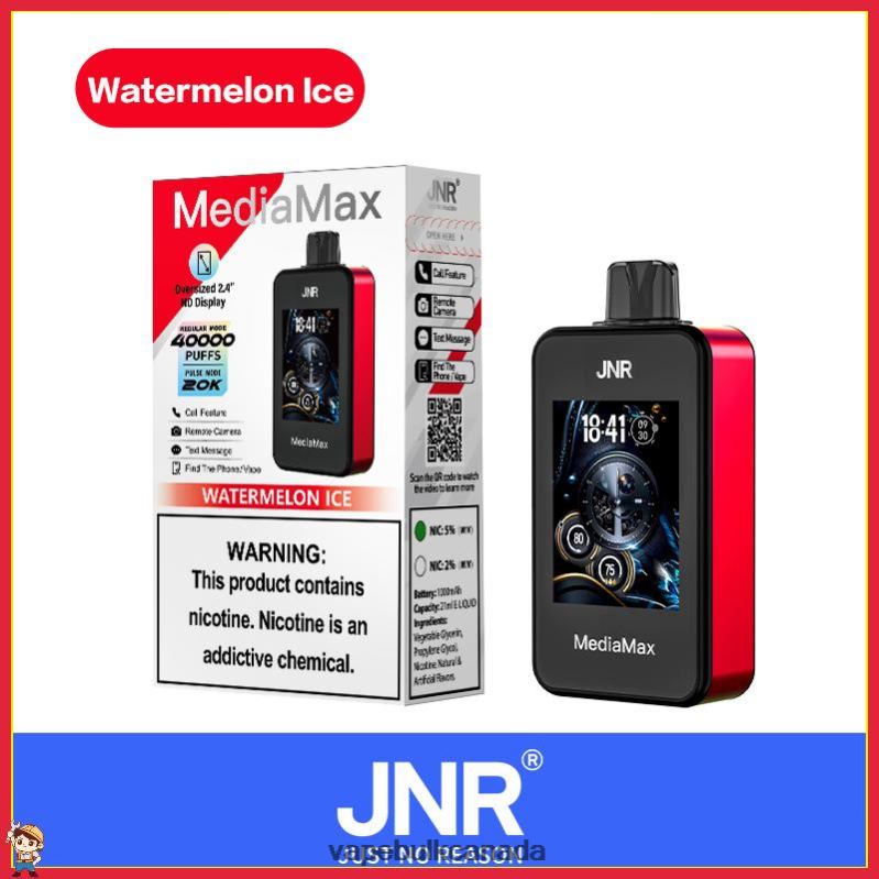 JNR MediaMax 40k Puff 8Z6TB18 Watermelon Ice - Vape Store