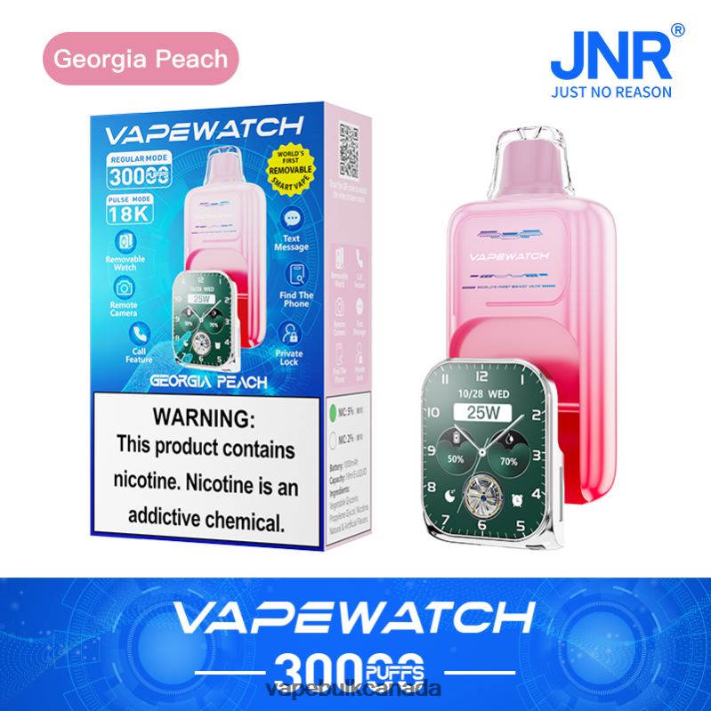 JNR Vape Watch 8Z6TB3 Georgia Peach - Vape Canada