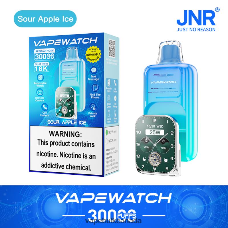 JNR Vape Watch 8Z6TB5 Sour Apple Ice - Vape Outlet