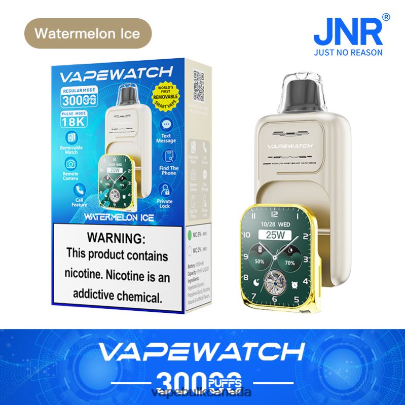 JNR Vape Watch 8Z6TB9 Watermelon Ice - Vape Store