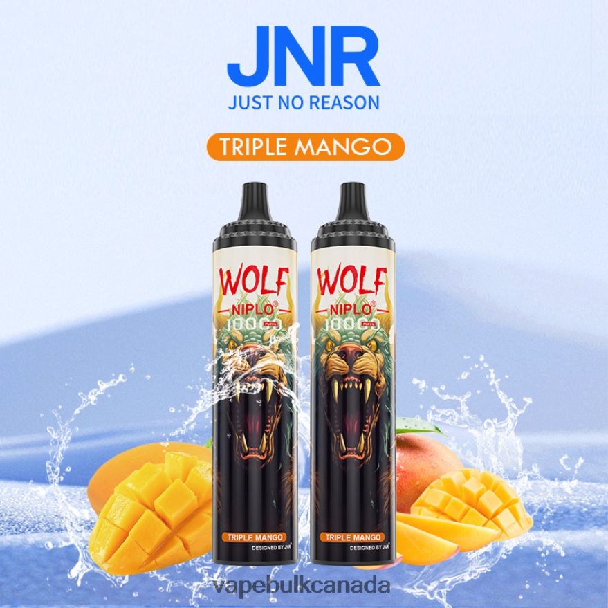 466BLN775 Triple Mango - Disposable Vape Wholesale Canada JNR WOLF NIPLO