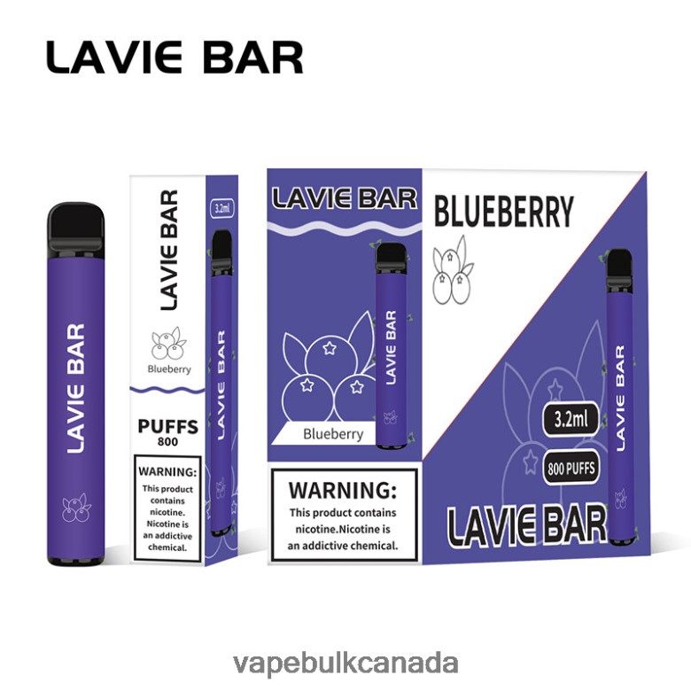 E Cig Wholesale - LAVIE BAR 800 Puffs BTD02L310 Blueberry Ice