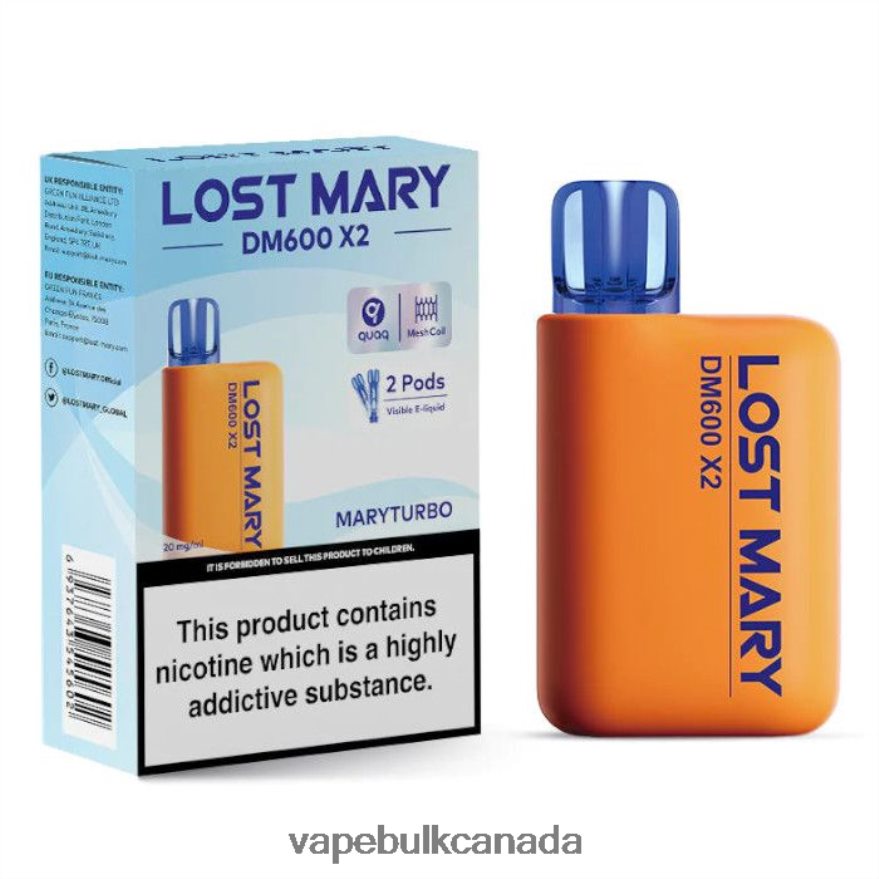 466BLN475 Maryturbo - Disposable Vape Wholesale Canada LOST MARY DM600 X2