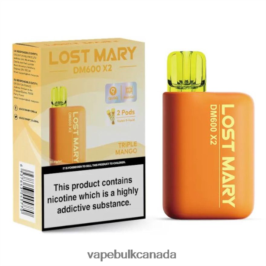 466BLN481 Triple Mango - E Cigarette Wholesale LOST MARY DM600 X2