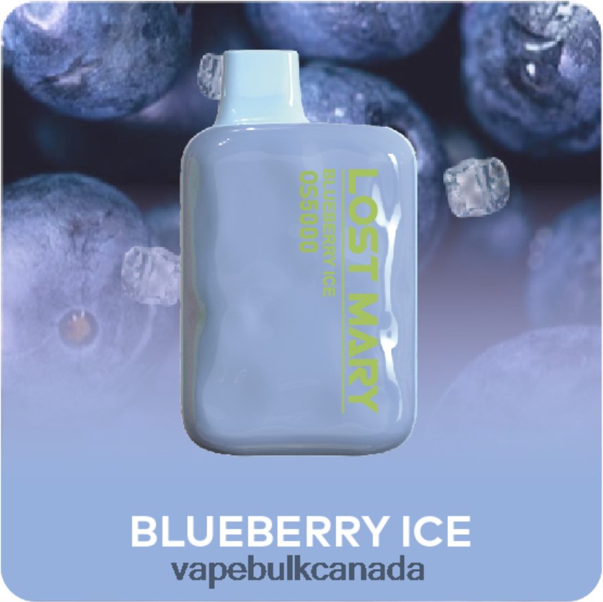 466BLN486 Blueberry Ice - Vape Juice Wholesale Canada LOST MARY OS5000