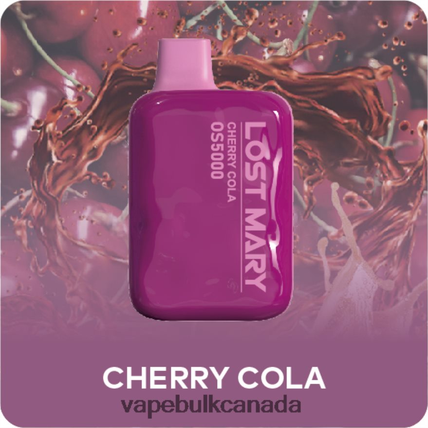 466BLN488 Cherry Cola - Vice Vape Wholesale Canada LOST MARY OS5000