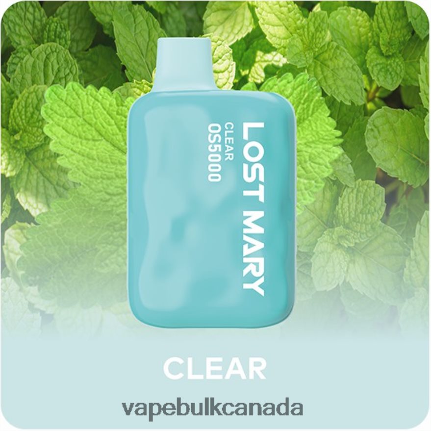 466BLN489 Clear - Vape Wholesale Supplier Canada LOST MARY OS5000