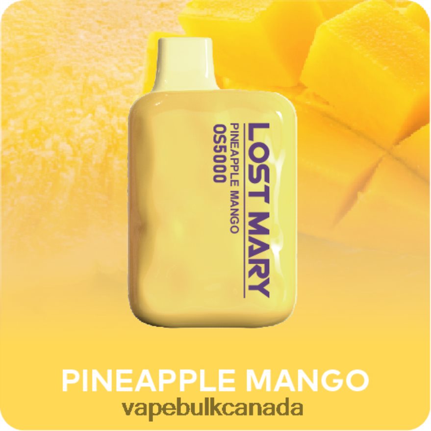 466BLN496 Pineapple Mango - Vape Juice Wholesale Canada LOST MARY OS5000