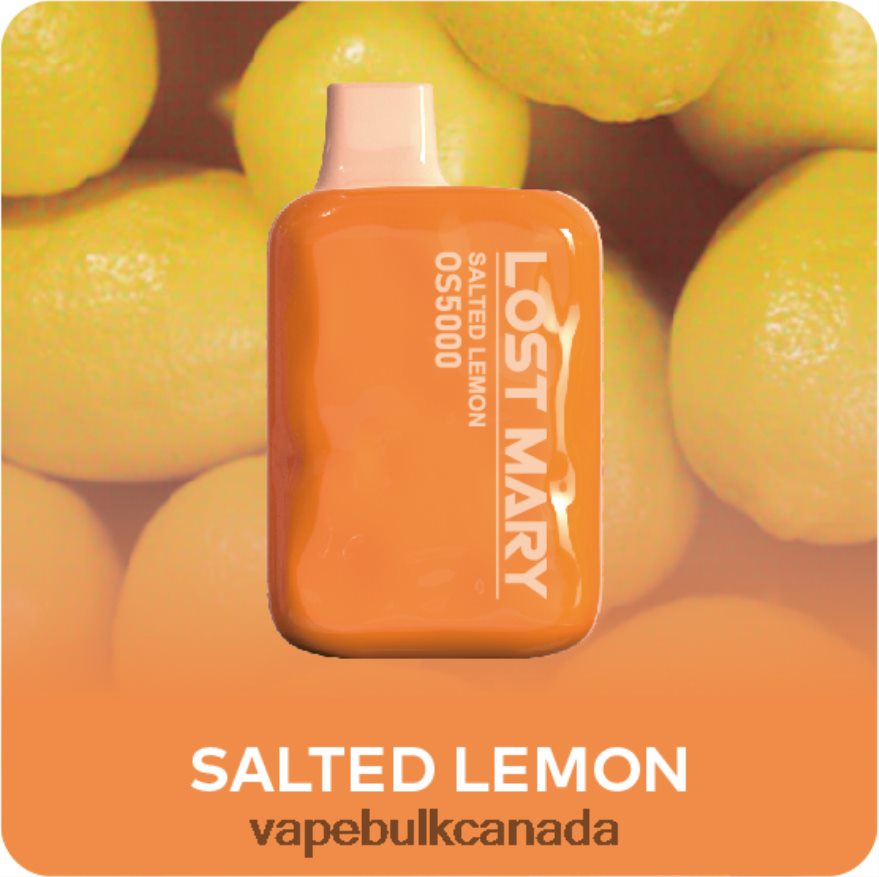 466BLN498 Salted Lemon - Vice Vape Wholesale Canada LOST MARY OS5000