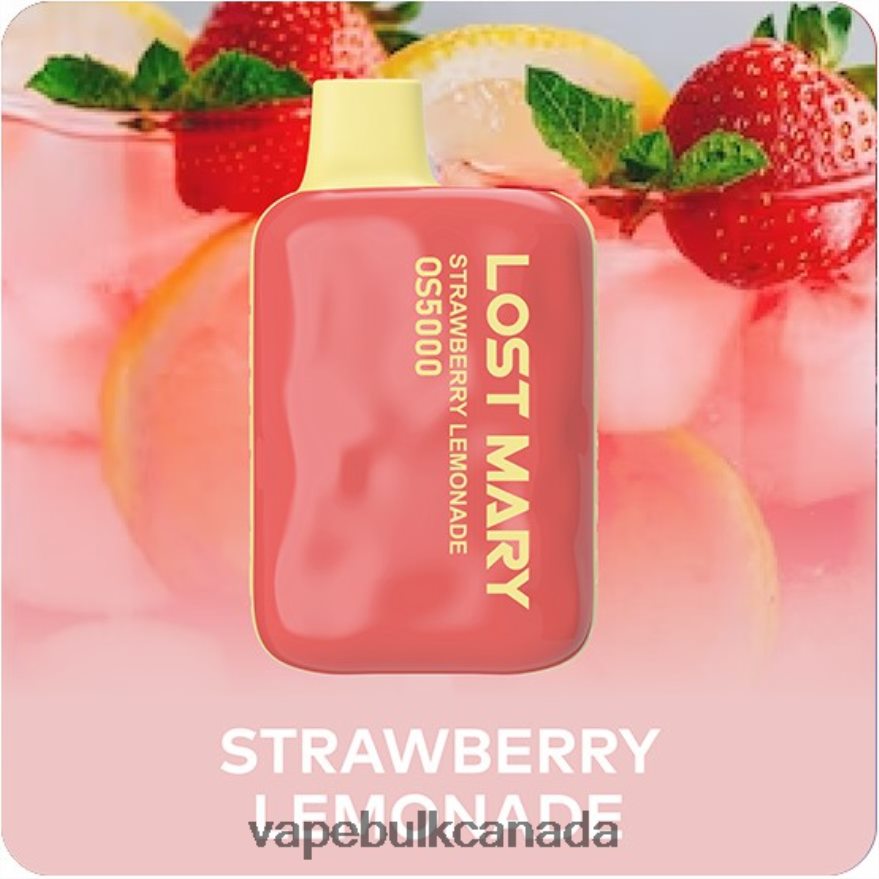 466BLN499 Strawberry Lemonade - Vape Wholesale Supplier Canada LOST MARY OS5000